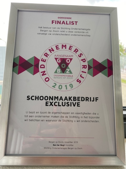 Finalist ondernemersprijs 2019